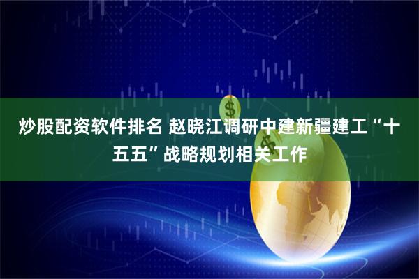 炒股配资软件排名 赵晓江调研中建新疆建工“十五五”战略规划相关工作